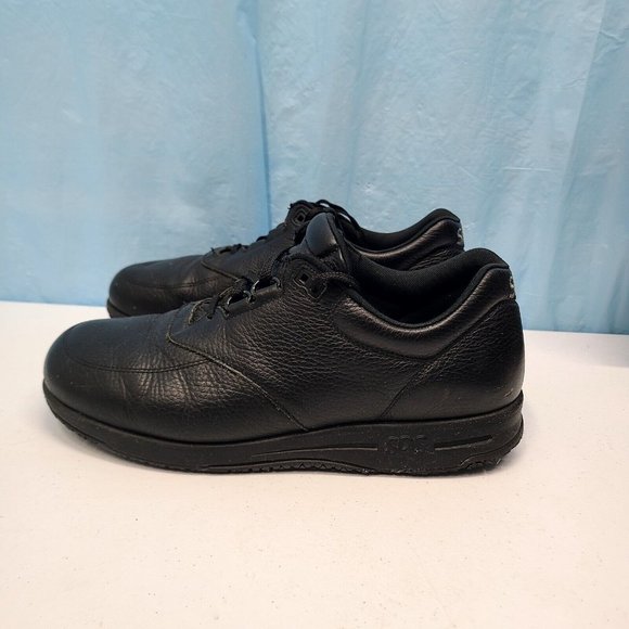 SAS Liberty Womens Size 11.5  Black Leather Comfort Slip Resistant Lace Up Shoes - Picture 8 of 8